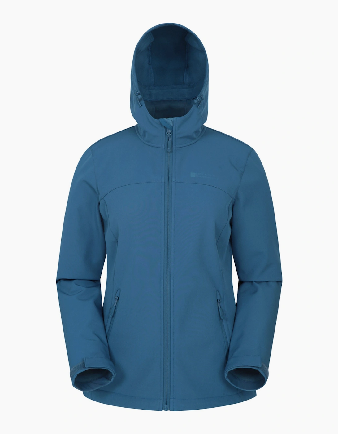 Mountain Warehouse Women's Blue / Exodus Water Resistant Soft Shell Jacket - Size: 6