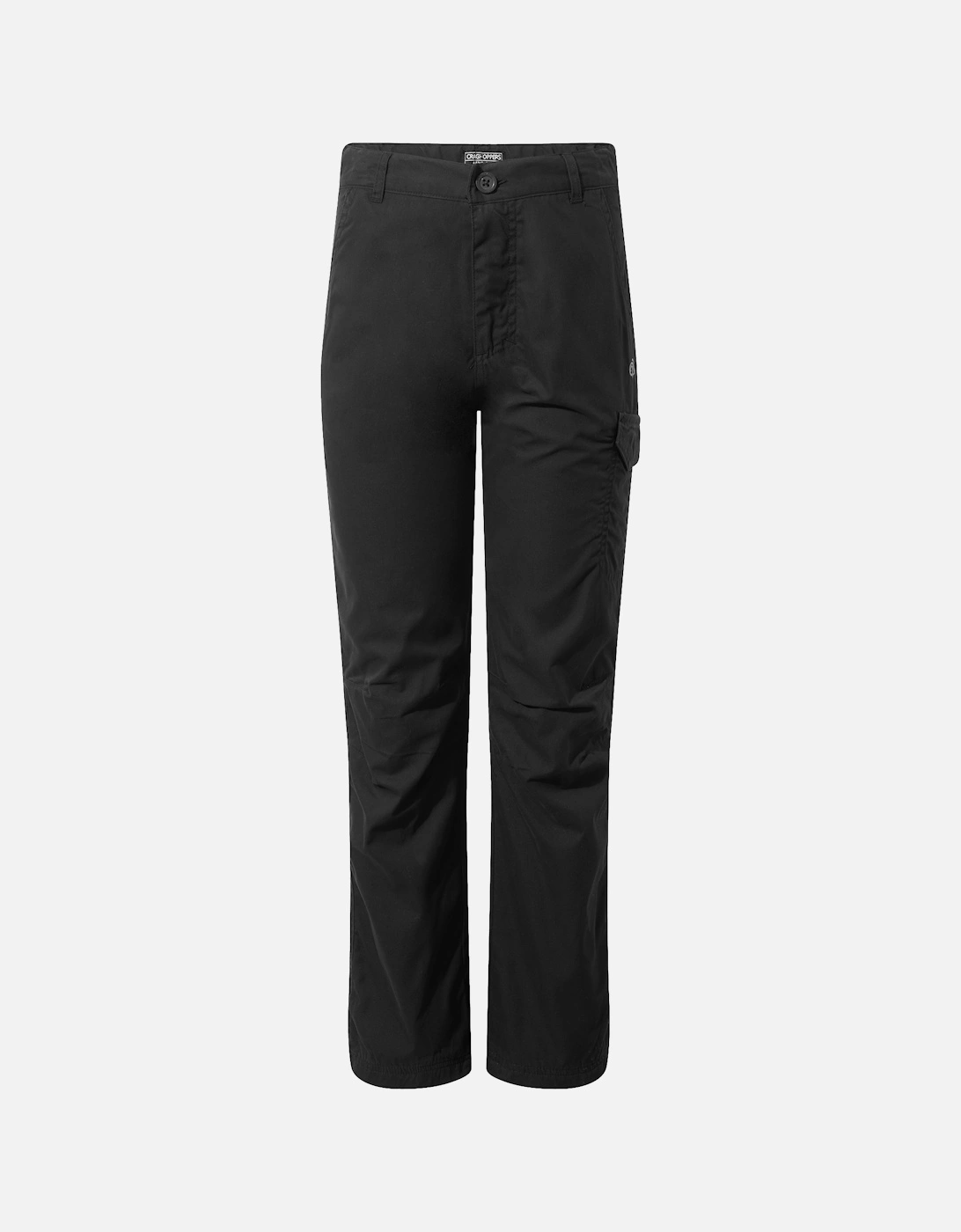 Girl's Craghoppers Childrens/Kids Kiwi II Lined Cargo Trousers - Black - Size: 11 years/12 years