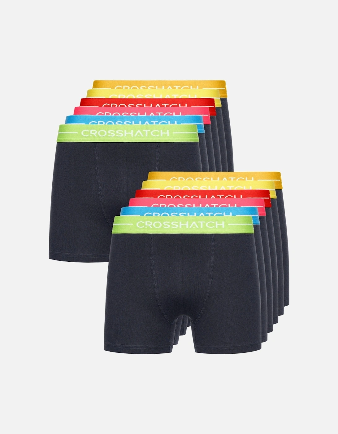 Crosshatch Mens Astral Boxer Shorts (Pack of 12)