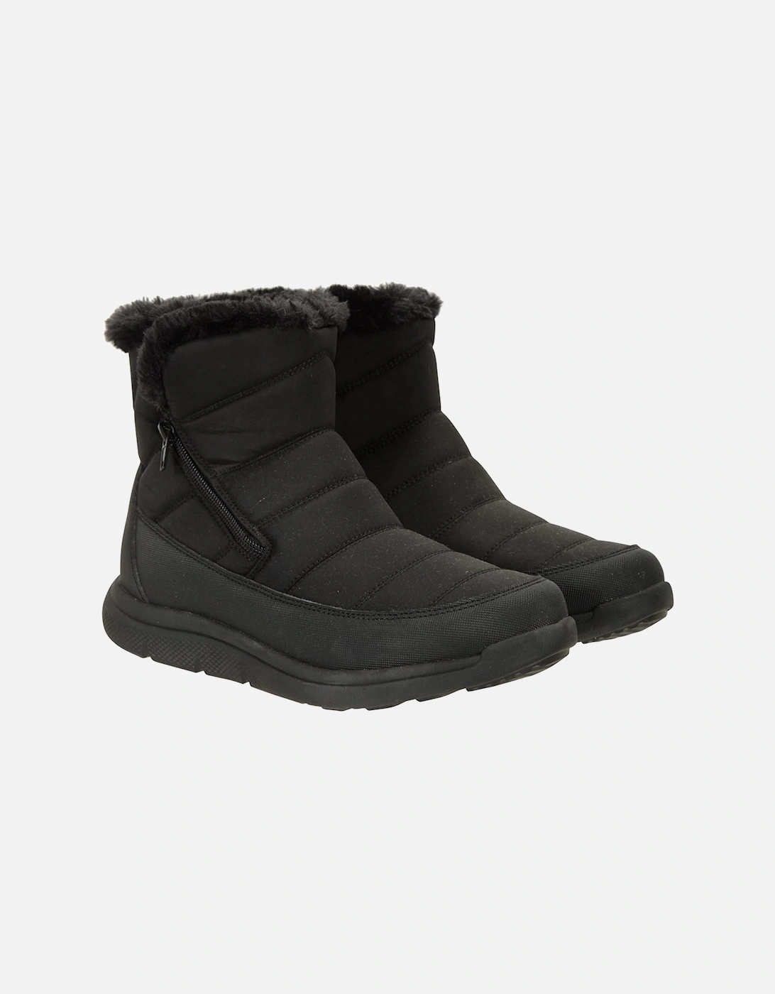 Womens/Ladies Boston Fleece Lined Snow Boots, 5 of 4