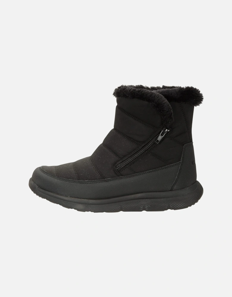 Womens/Ladies Boston Fleece Lined Snow Boots