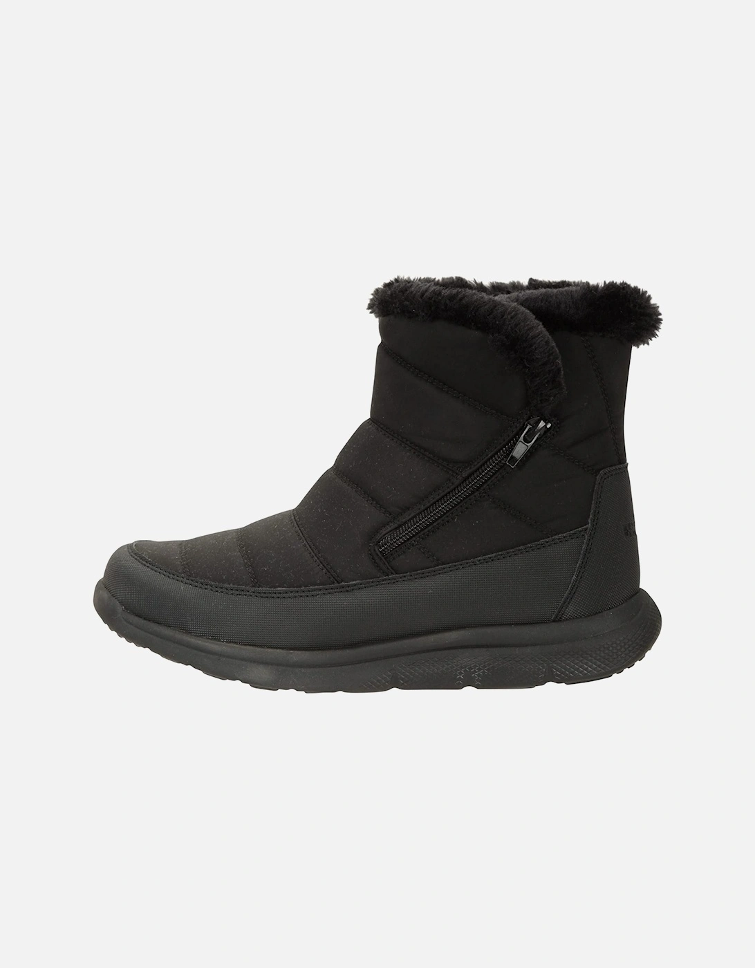 Womens/Ladies Boston Fleece Lined Snow Boots