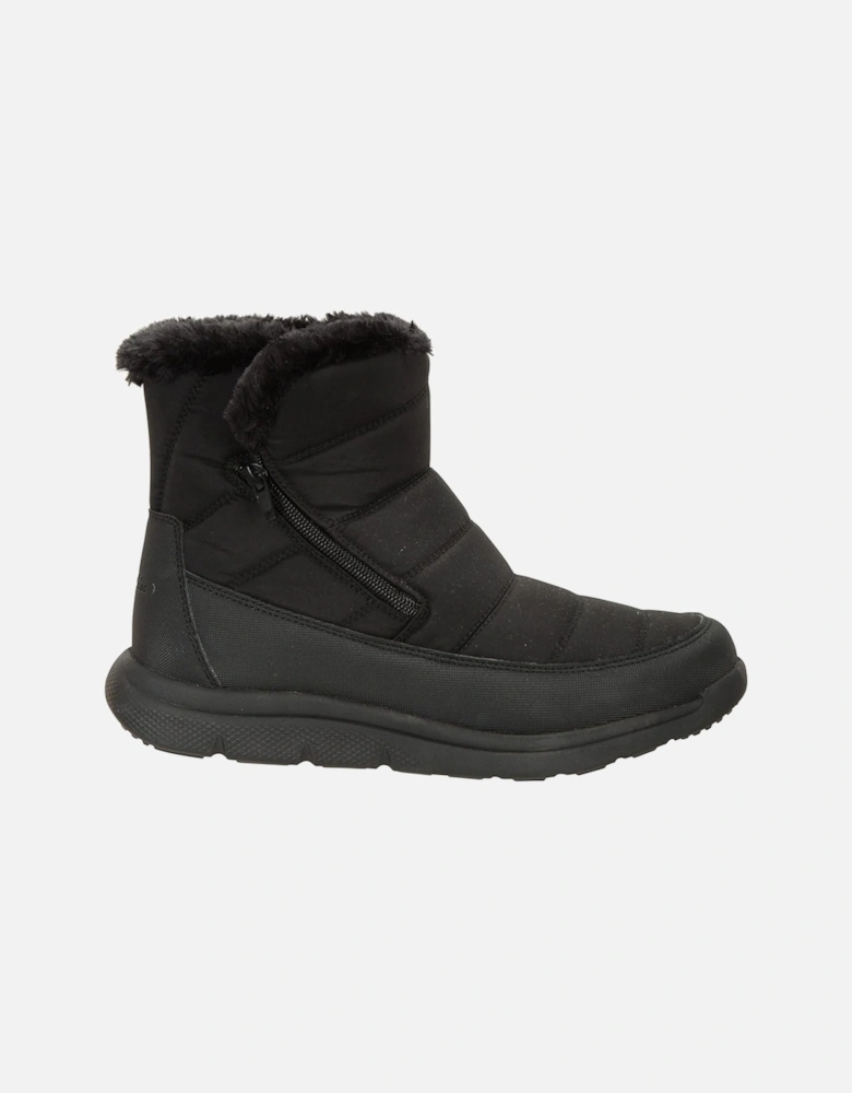 Womens/Ladies Boston Fleece Lined Snow Boots