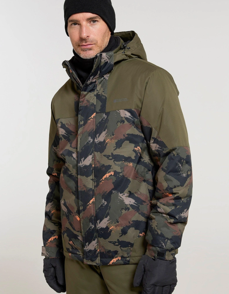 Mens Camo Ski Jacket & Trousers