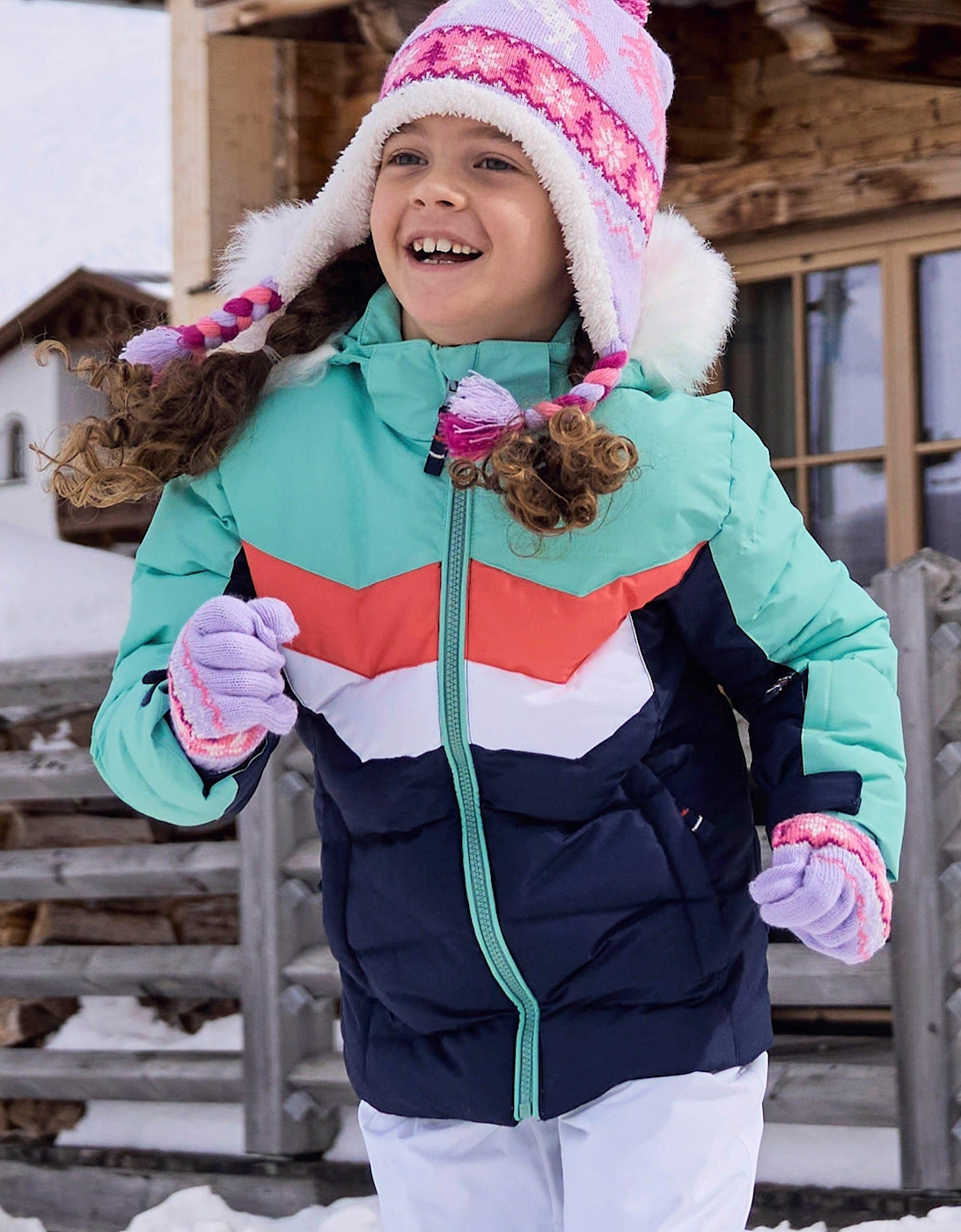 Mountain Warehouse Mountain Warehouse Childrens/Kids Arctic Water Resistant Ski Jacket - Light Teal