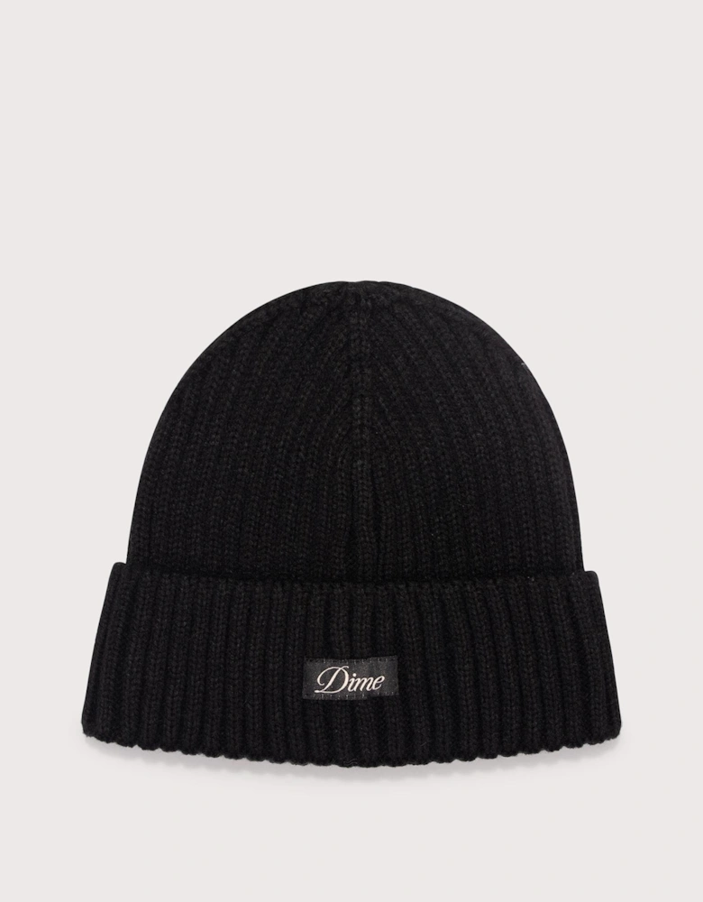 Cursive Fold Beanie