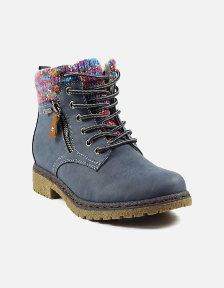 Jalapeno Blue Waterproof Ankle Boot GLB099