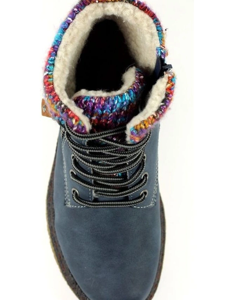 Jalapeno Blue Waterproof Ankle Boot GLB099