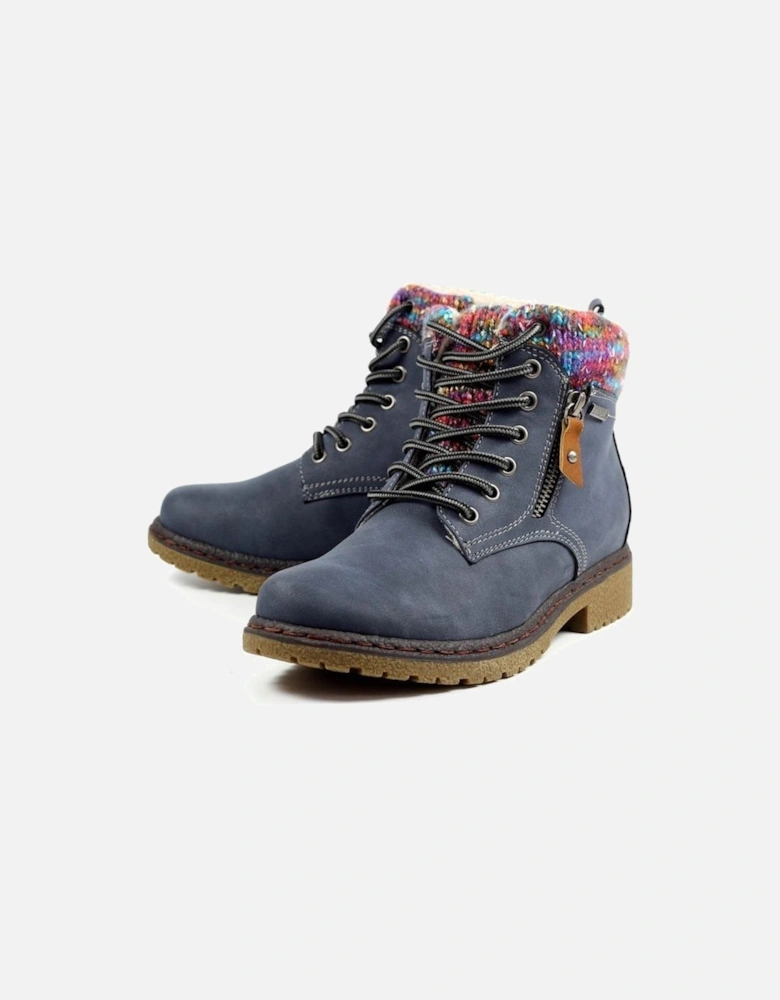 Jalapeno Blue Waterproof Ankle Boot GLB099