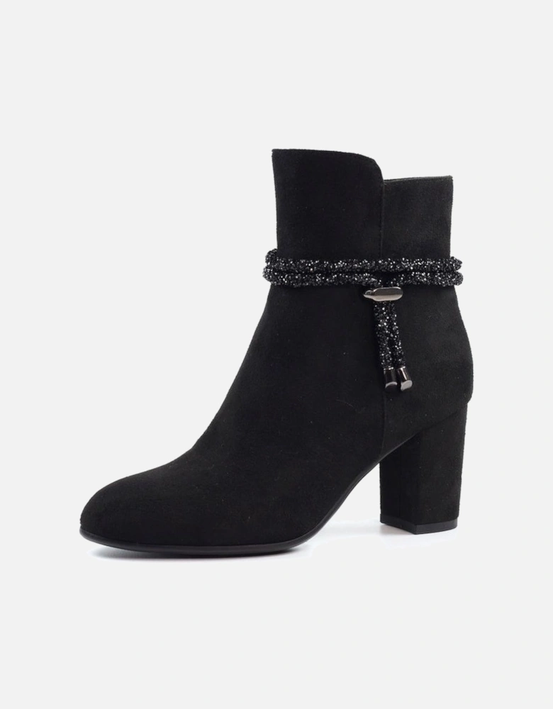 Fonda Black Ankle Boot GLX001