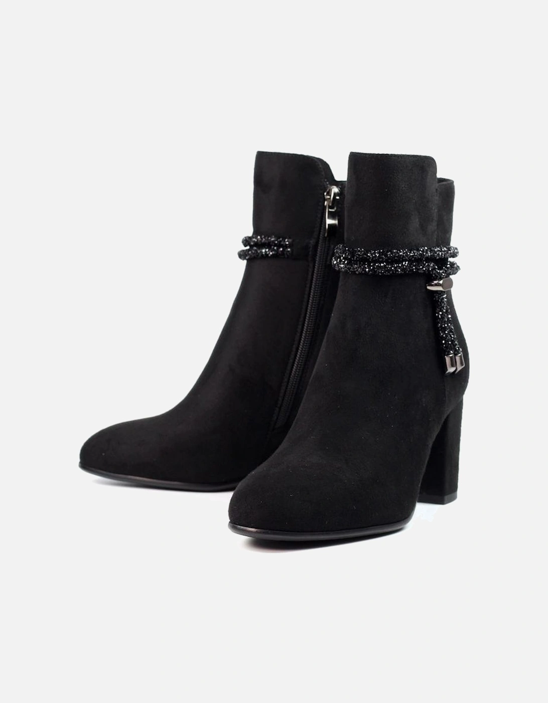 Fonda Black Ankle Boot GLX001