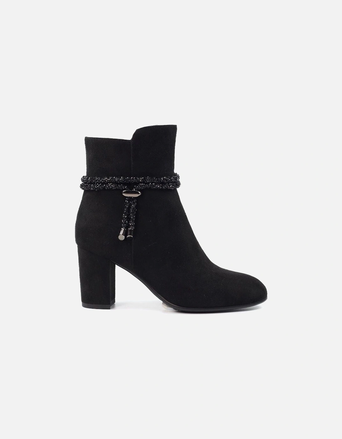 Fonda Black Ankle Boot GLX001