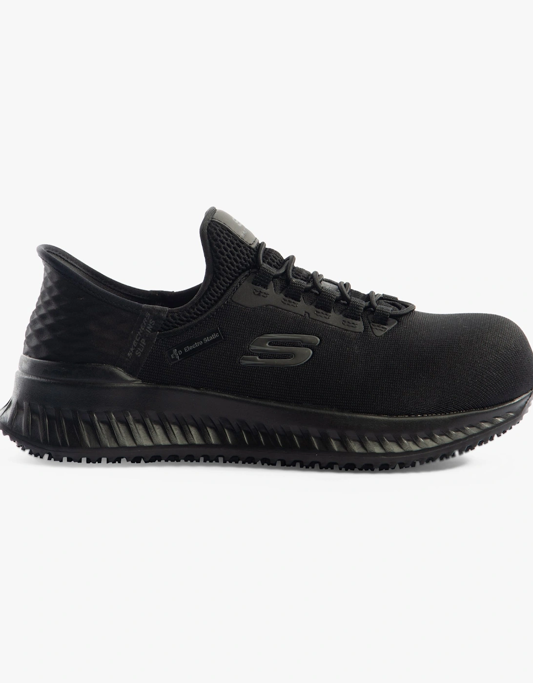 Women's Skechers Work 108152EC TILIDO - OMBRAY Womens Safety Trainers Black - Size: 4