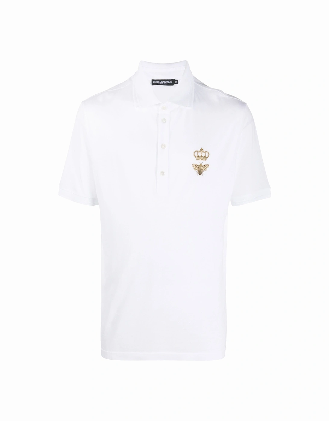 Embroidered Piqué Polo in White, 5 of 4