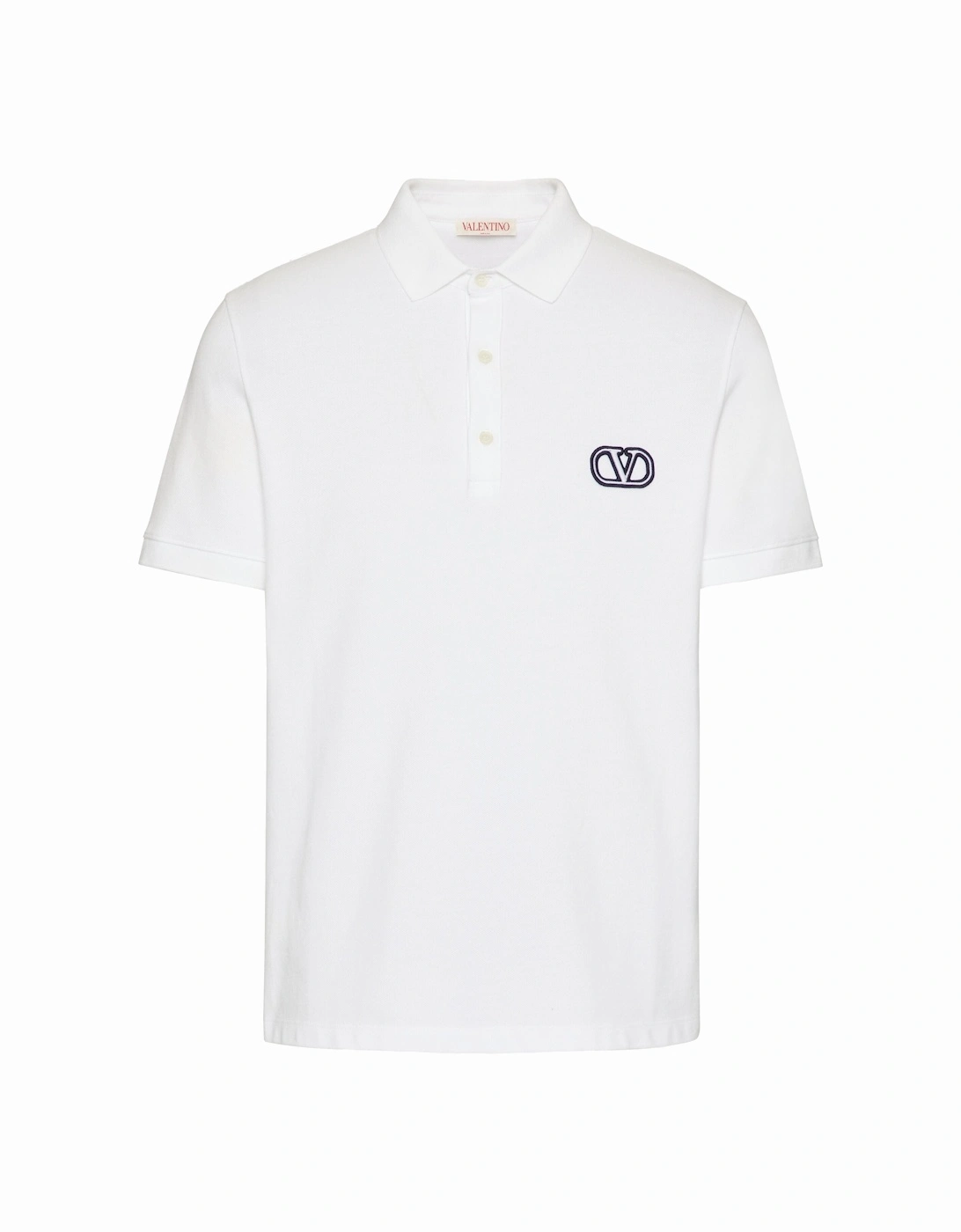 VLOGO Signature Patch Polo in White, 5 of 4