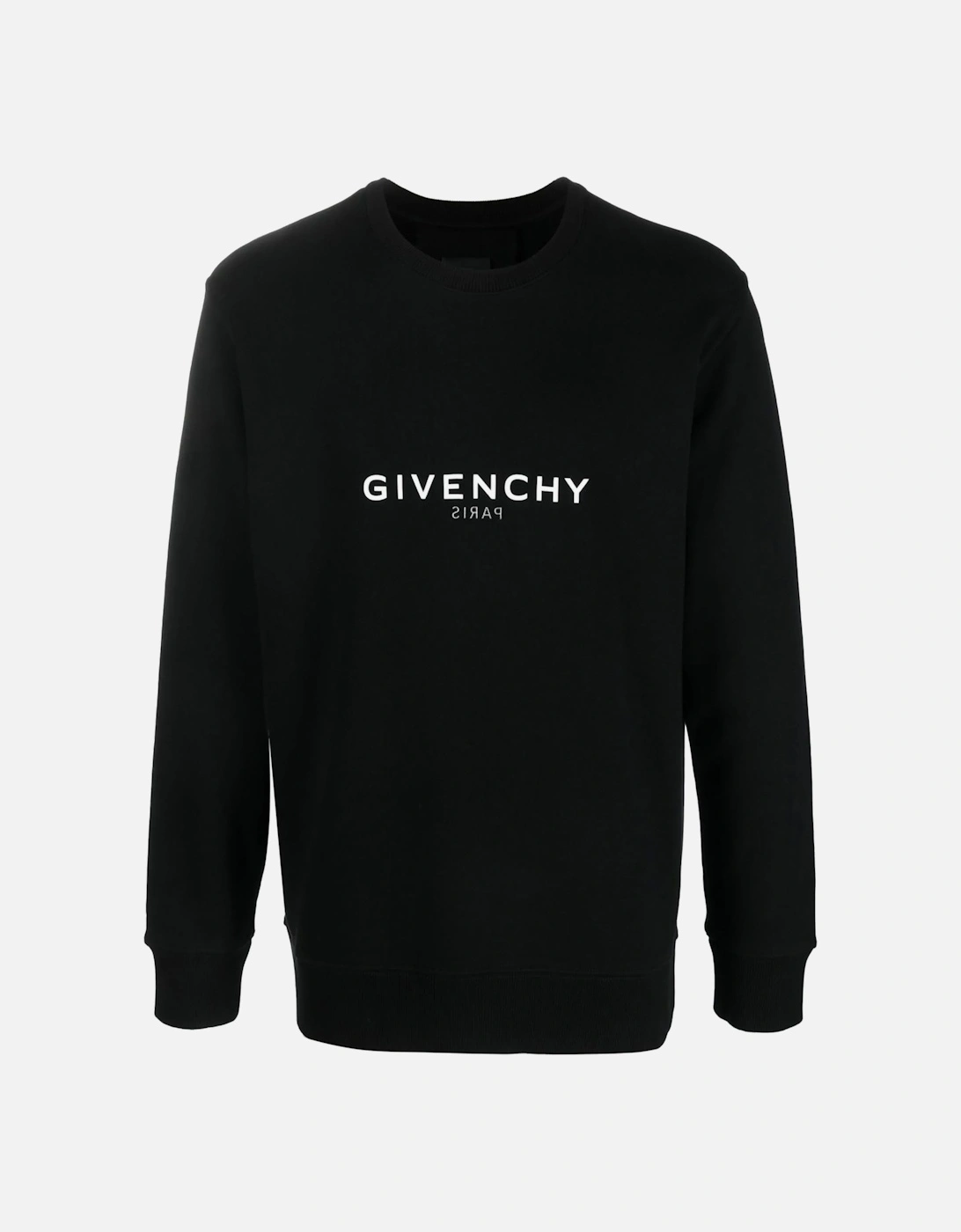 Reverse Paris Slim fit Sweatshirt in Black, 6 of 5