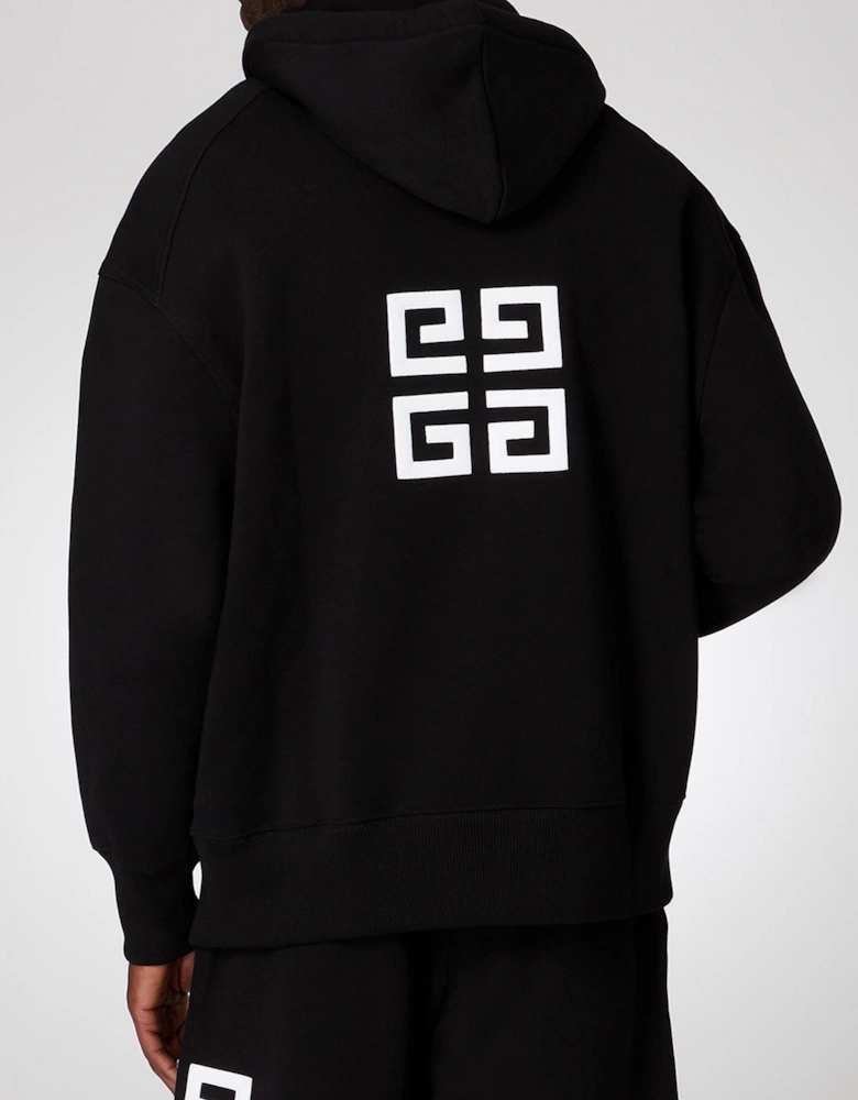 Embroidered 4G Star Hoodie in Black