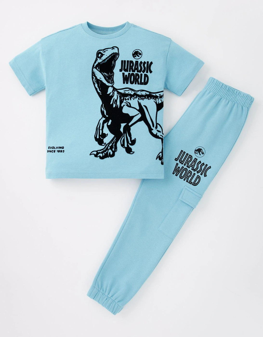 2 Piece T-Shirt and Cargo Jogger Set - Blue, 5 of 4