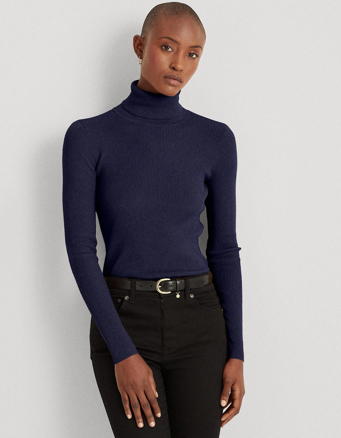 Amanda-long Sleeve-sweater - Lauren Navy, 5 of 4