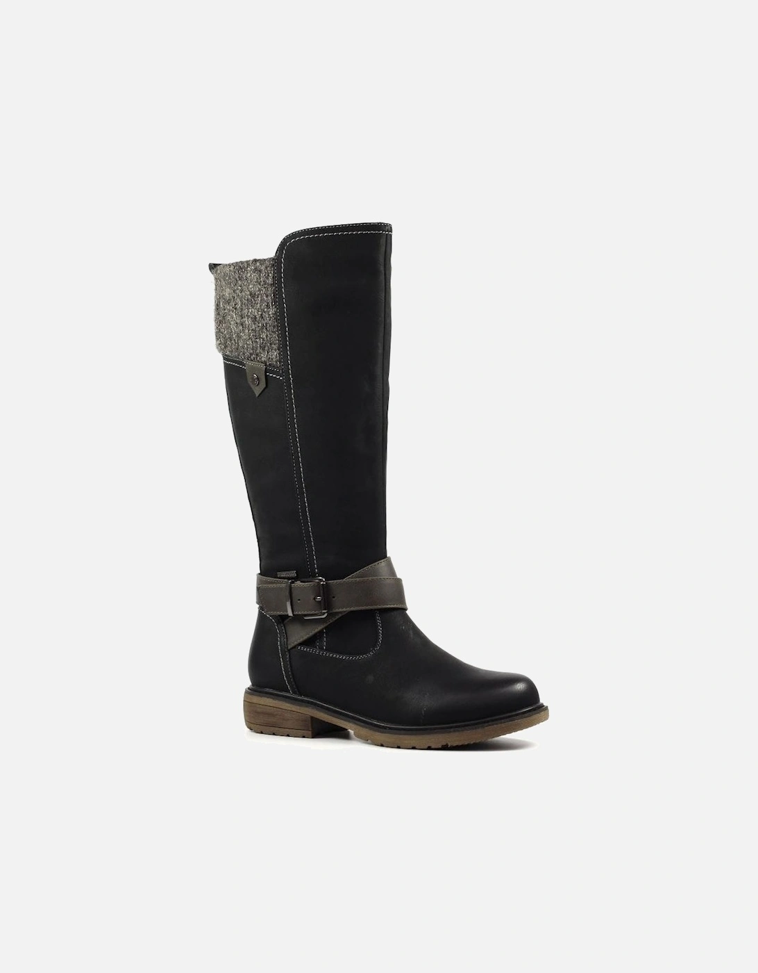 Lunar Women's Lunar Vanna Black Waterproof Long Boot GLB144