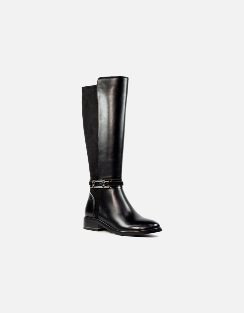 GLX006 Cathy long boot in black