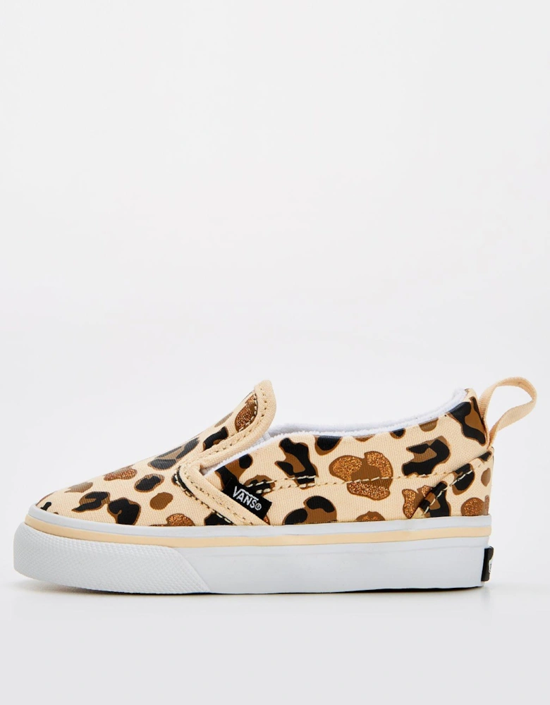 Infant Slip-On V Trainers - Animal Print