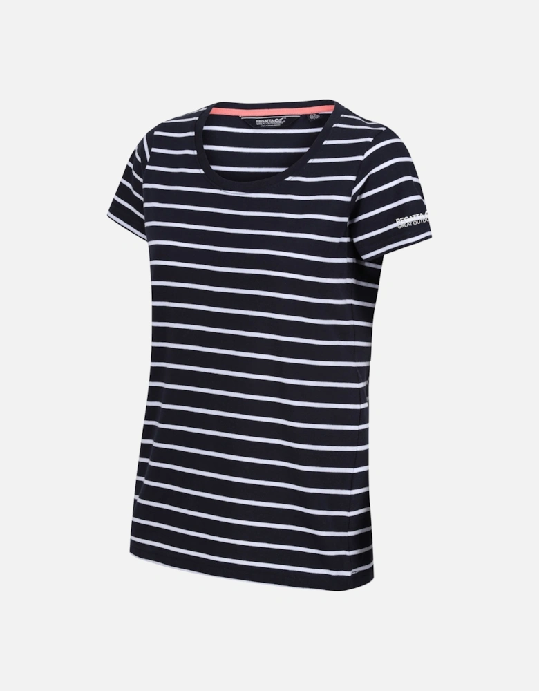 Womens/Ladies Filandra VIII Stripe T-Shirt