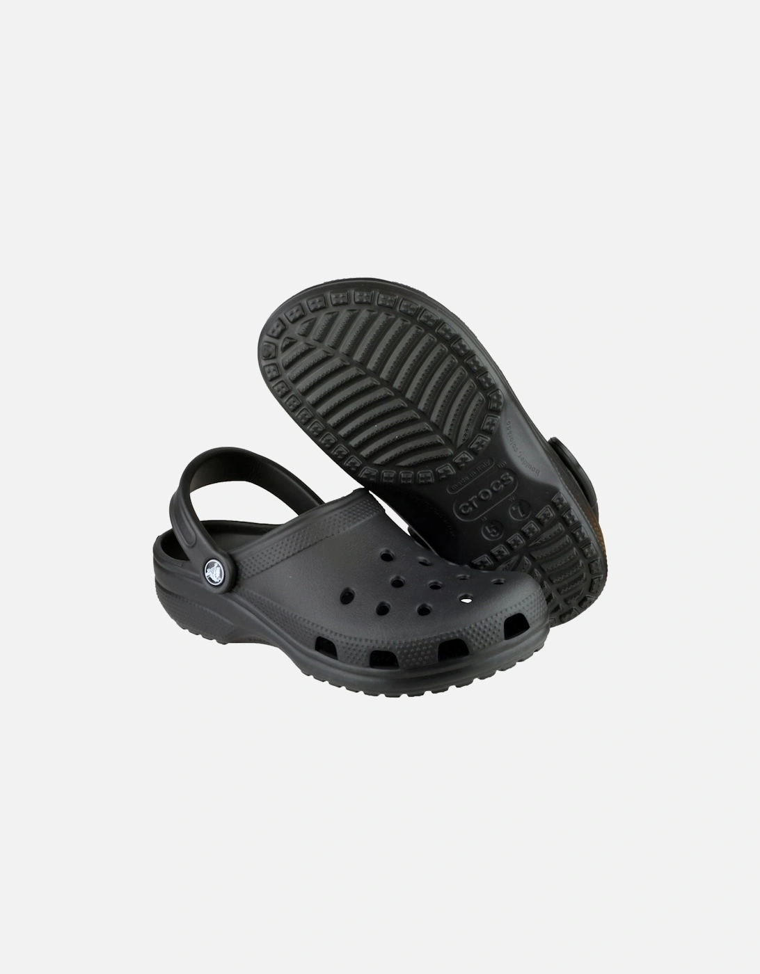 Classic Croslite Rubber Black Clogs