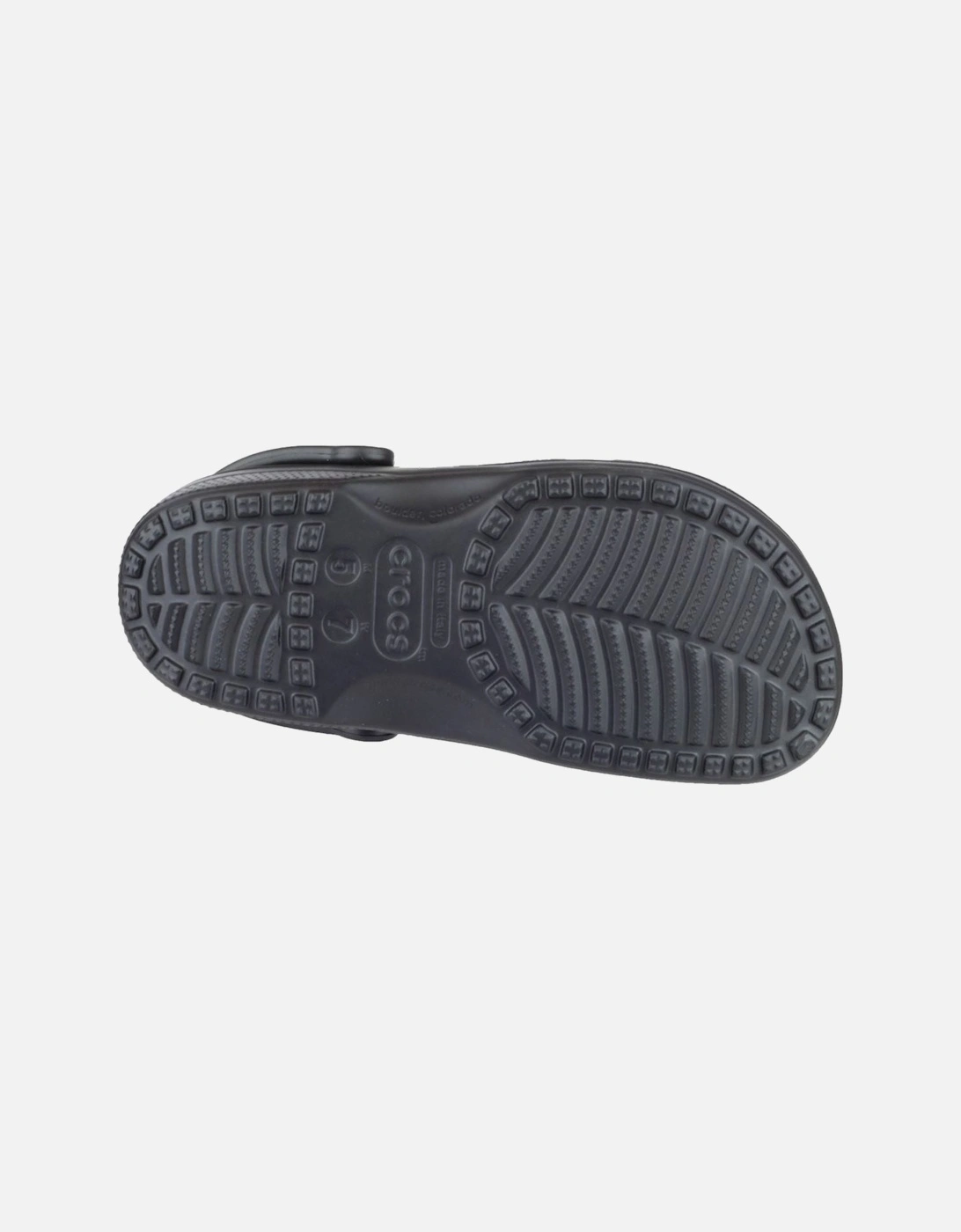 Classic Croslite Rubber Black Clogs