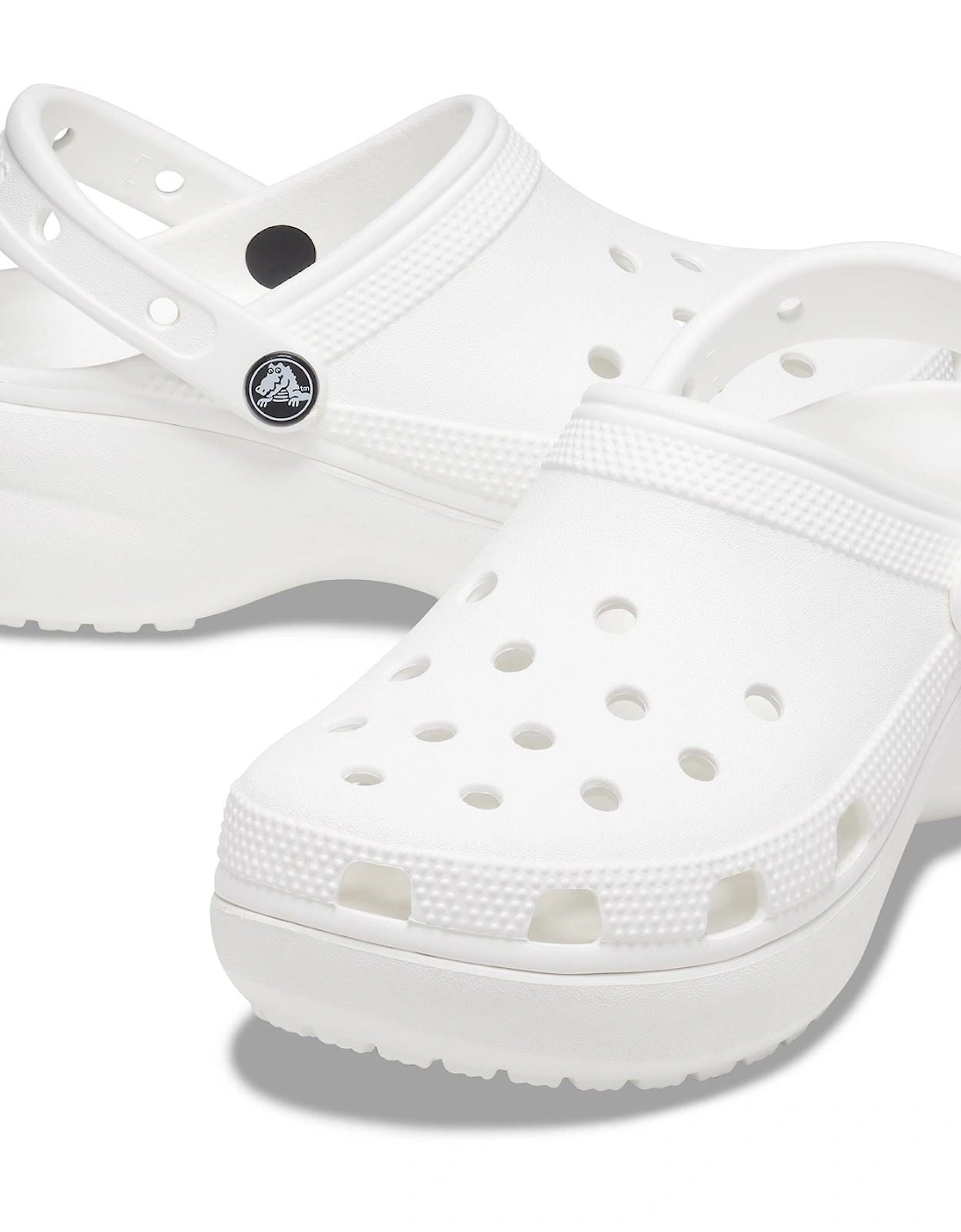 Classic Platform Thermoplastic Women's White Clogs