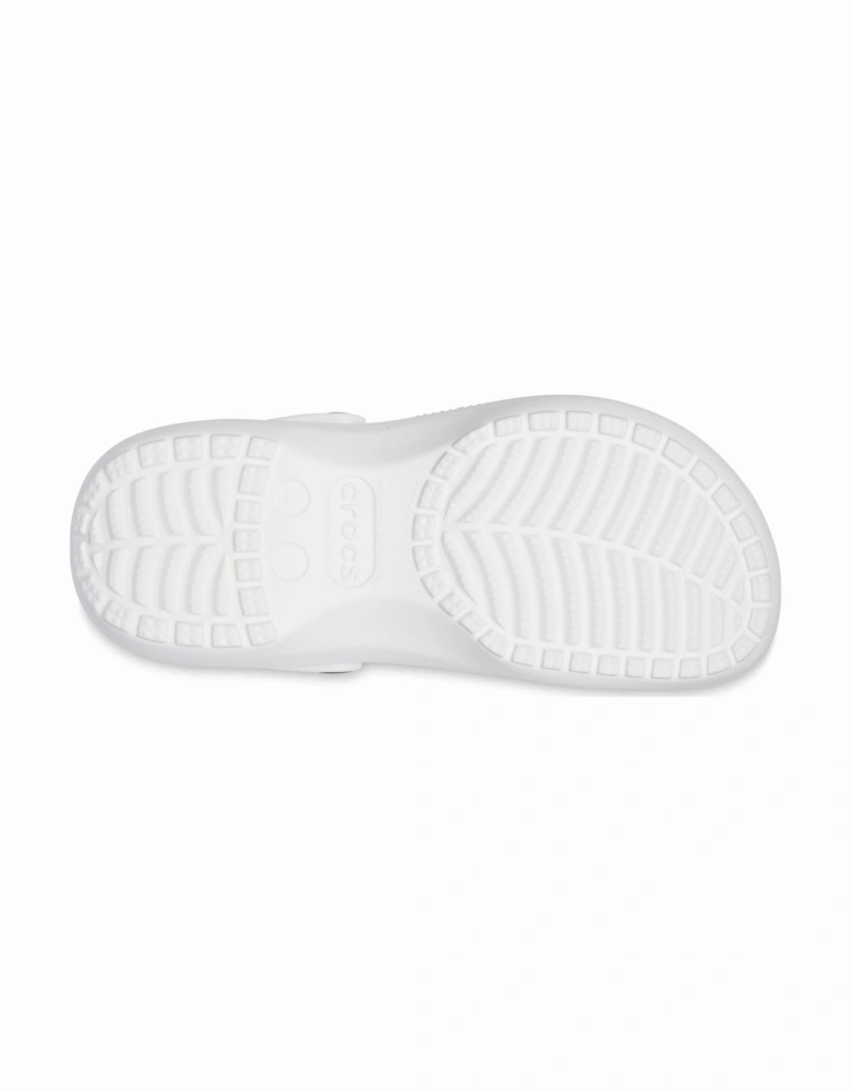 model Classic Platform Clog Female in White