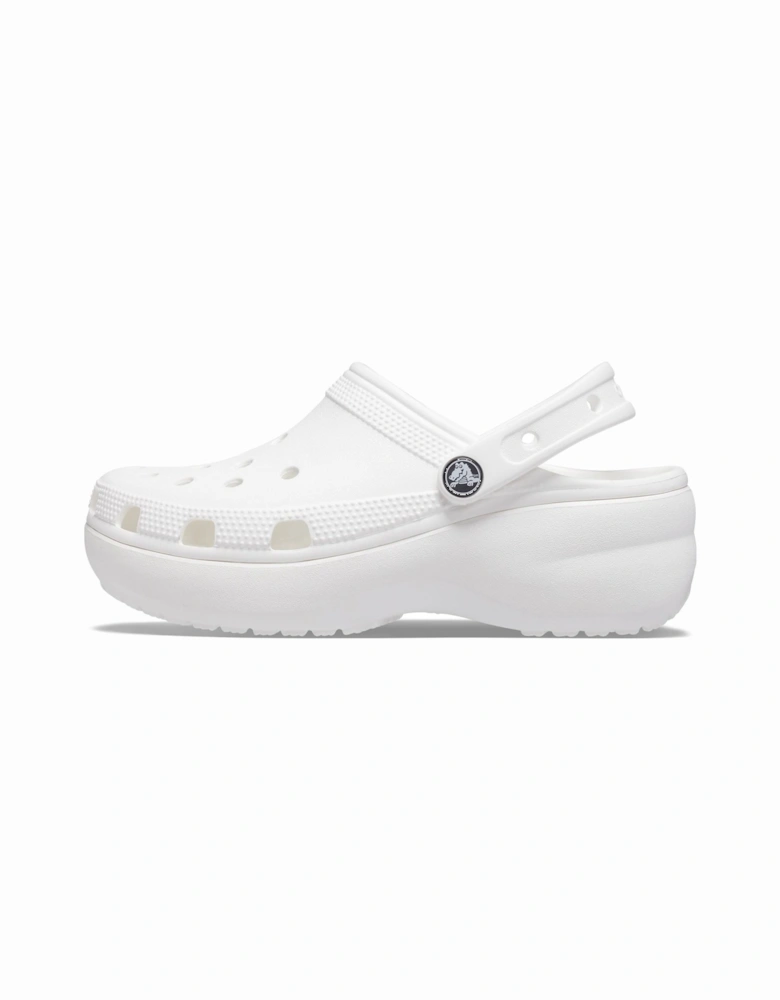 Classic Platform Thermoplastic Women's White Clogs