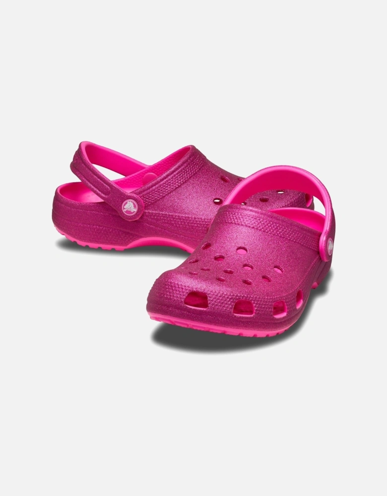 Classic Glitter Thermoplastic Pink Crush Clogs