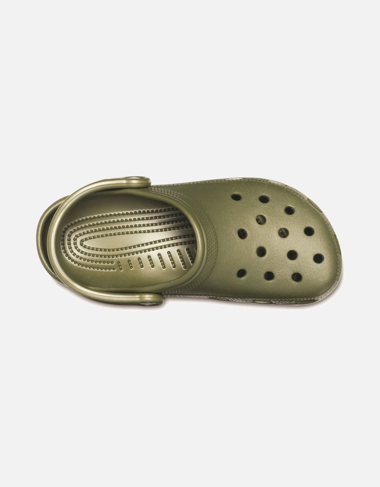 model Classic Clog Female in Army Green