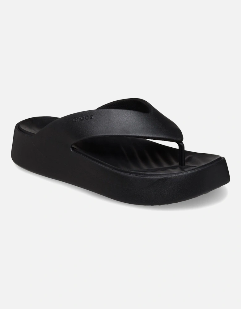 Getaway Platform Thermoplastic Women's Black Sandals