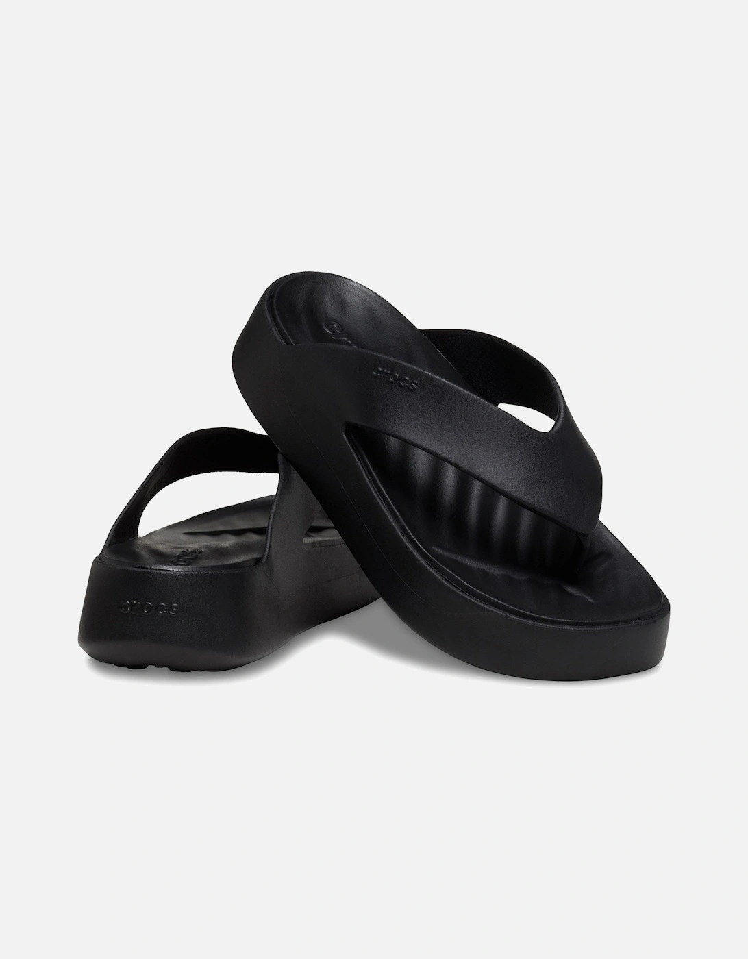 Getaway Platform Thermoplastic Women's Black Sandals