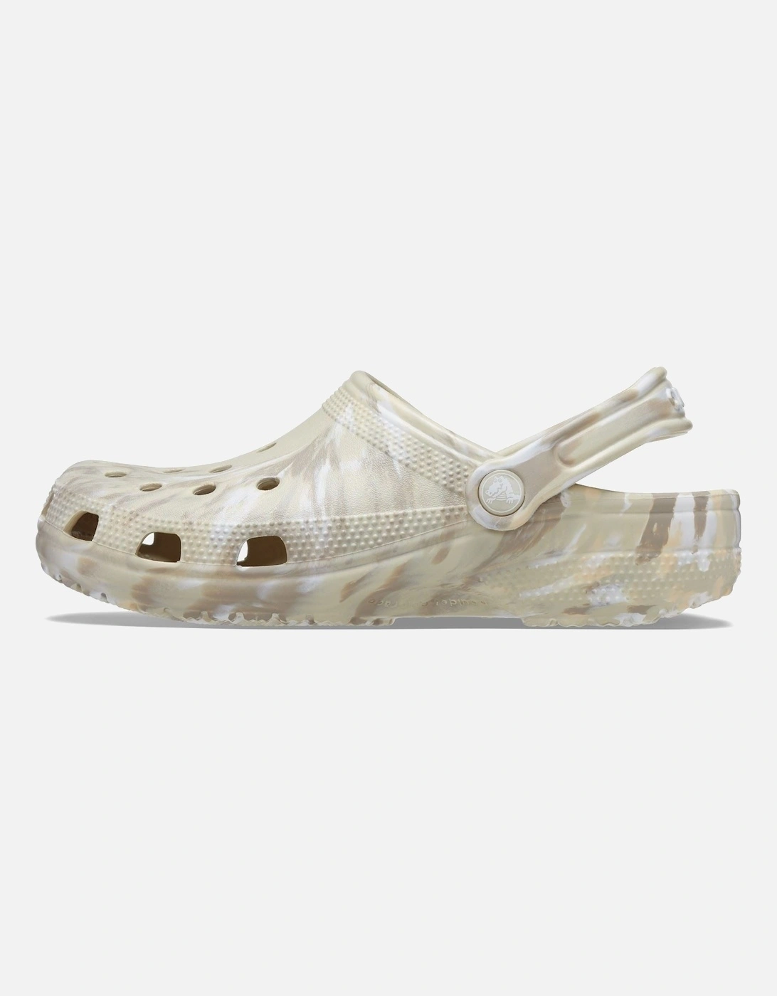 model Classic Marbled Clog Unisex in Bone/Multi