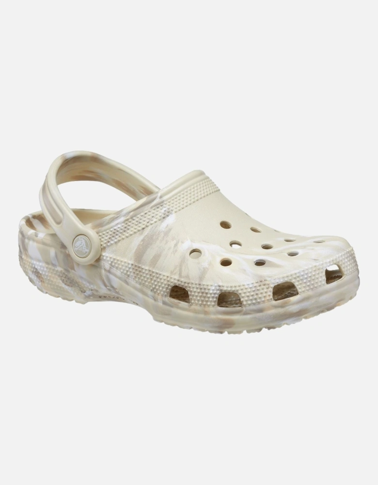 model Classic Marbled Clog Unisex in Bone/Multi