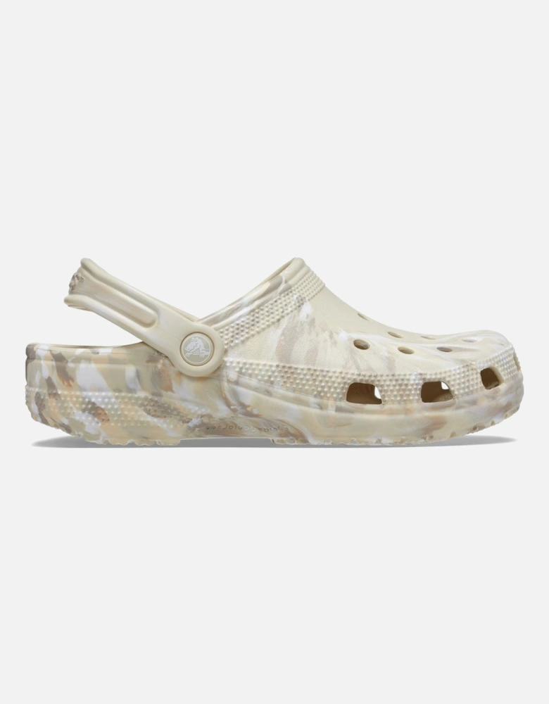 model Classic Marbled Clog Unisex in Bone/Multi