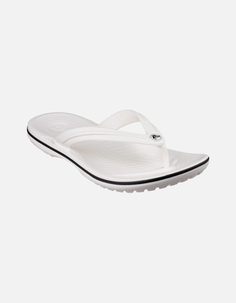 Crocband Flip Croslite Rubber White Slippers