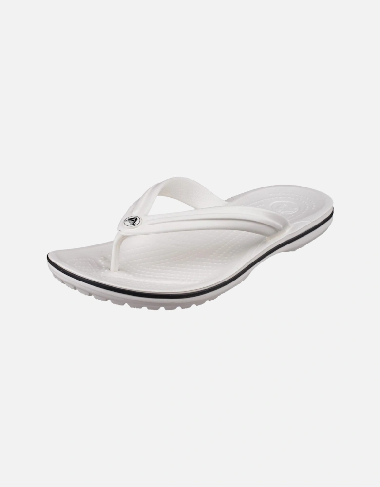 Crocband Flip Croslite Rubber White Slippers