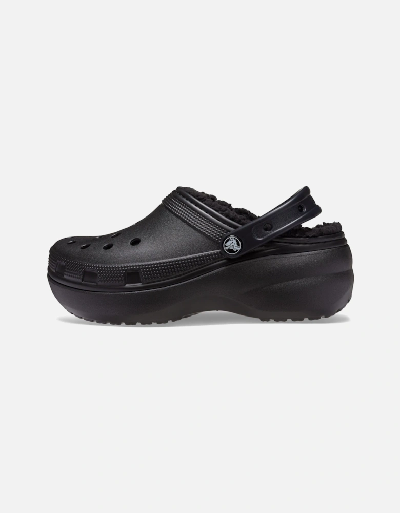 Classic Platform Lined Thermoplastic Women's Black Clogs