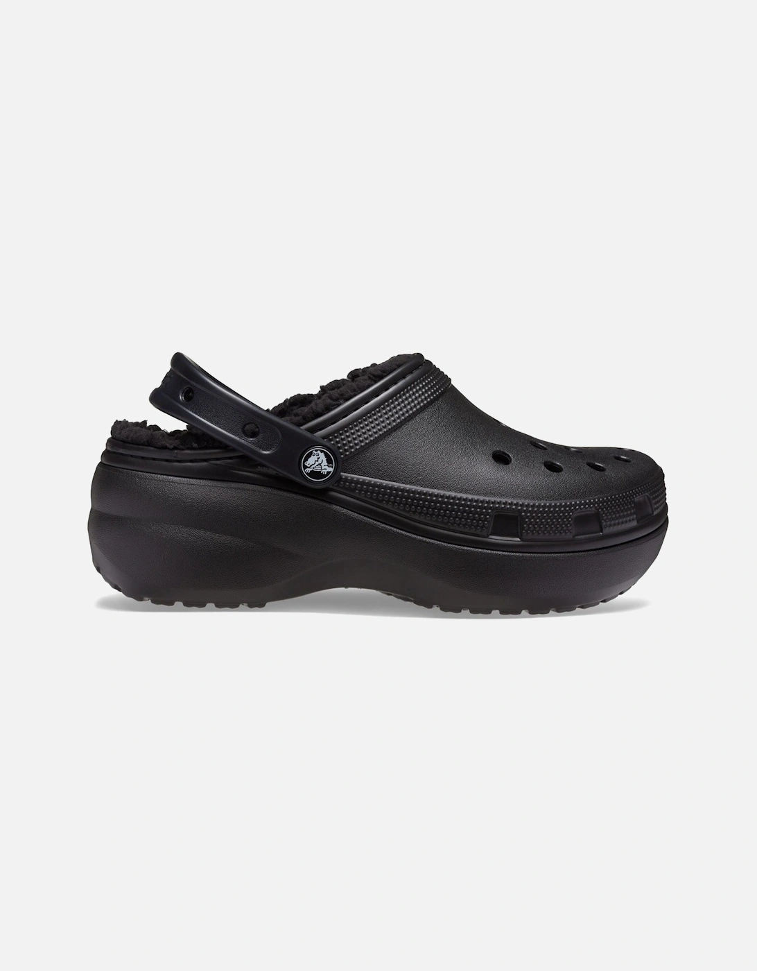 Classic Platform Lined Thermoplastic Women's Black Clogs