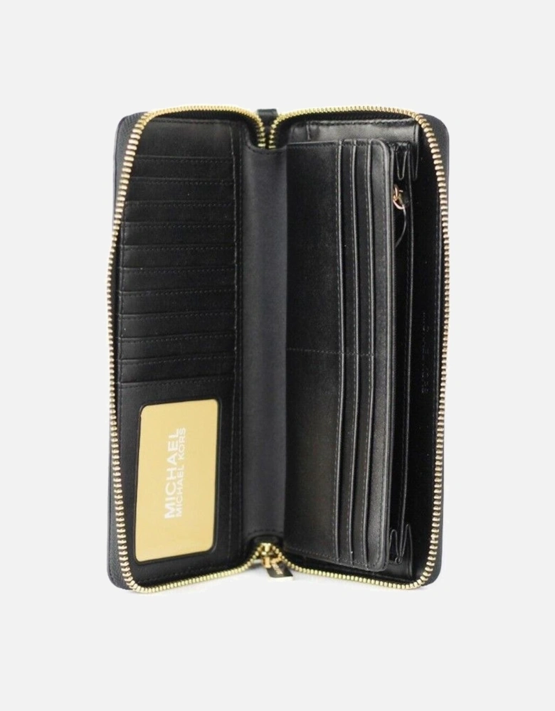 Large Continental Clutch Wristlet Wallet with Multiple Card Slots and