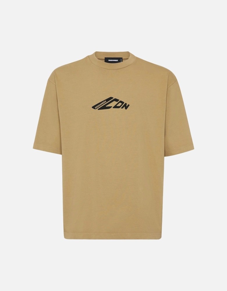 Icon Loose Fit T-Shirt Beige