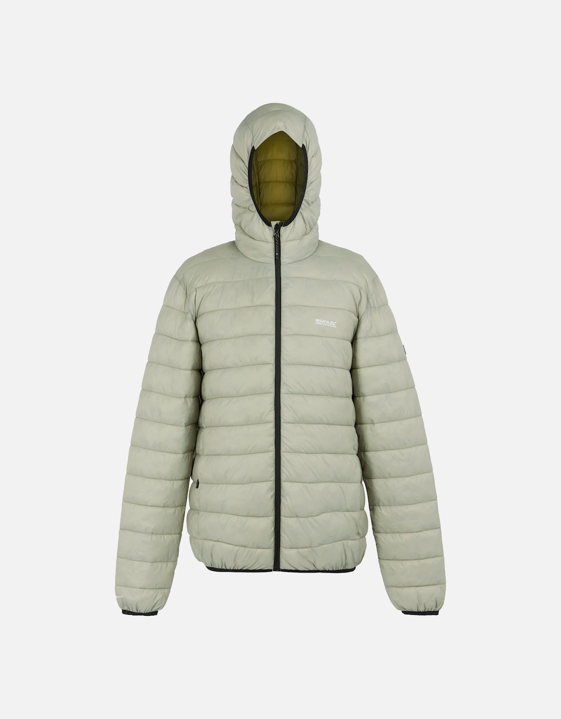 Mens Marizion Baffled Hooded Padded Jacket, 5 of 4