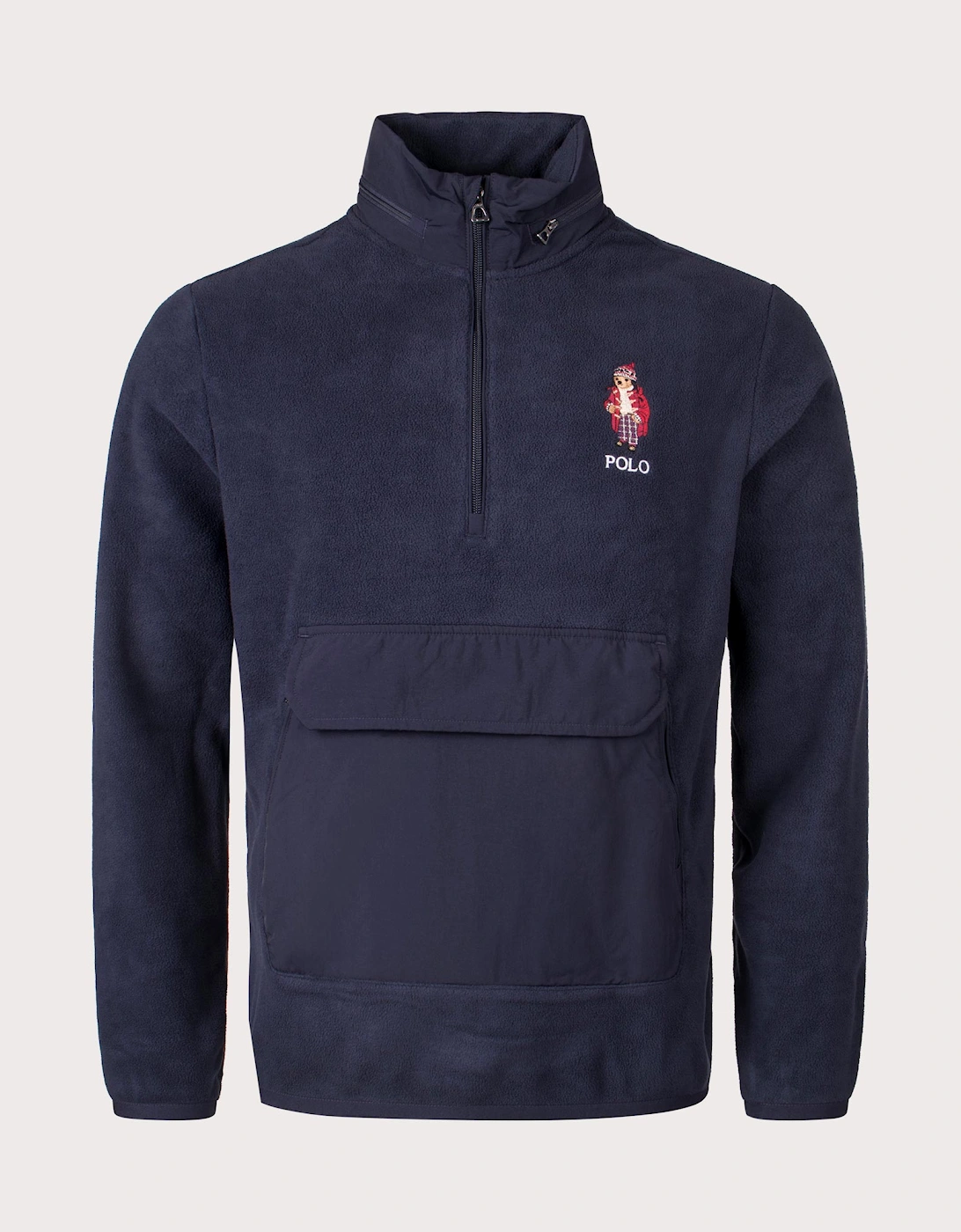 Polo Bear Fleece Hybrid Hoodie, 5 of 4