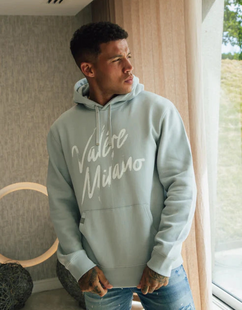 Tyrol Script Logo Hoodie - Light Grey