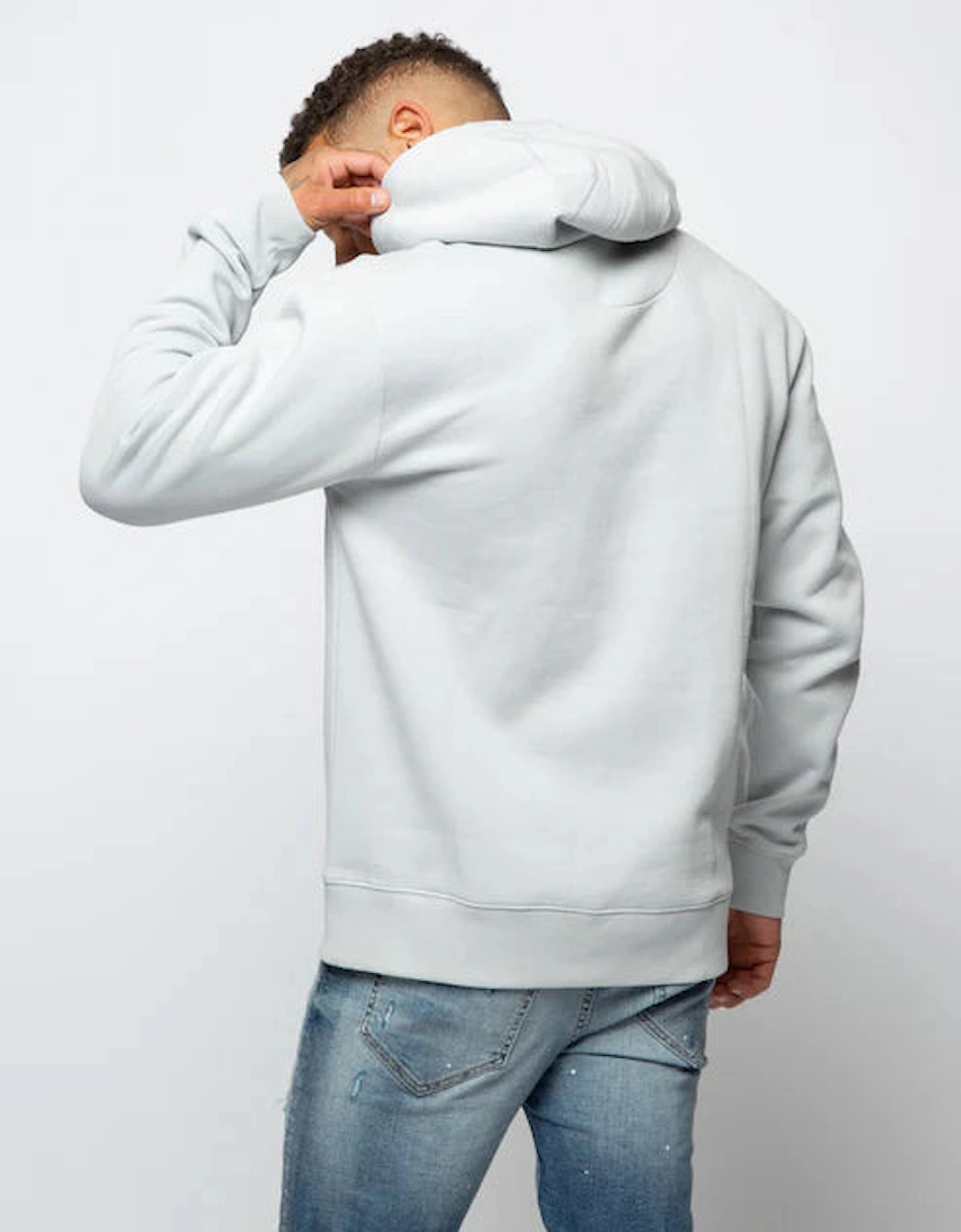 Tyrol Script Logo Hoodie - Light Grey