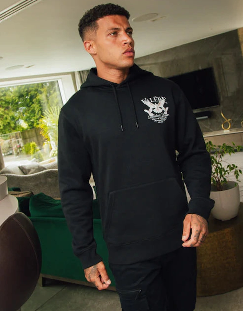 Pertuso Dove Hoodie - Black